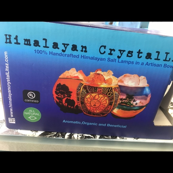 Himalayan Hand crafted Salt Lamp Artisan bowl - Picture 5 of 6